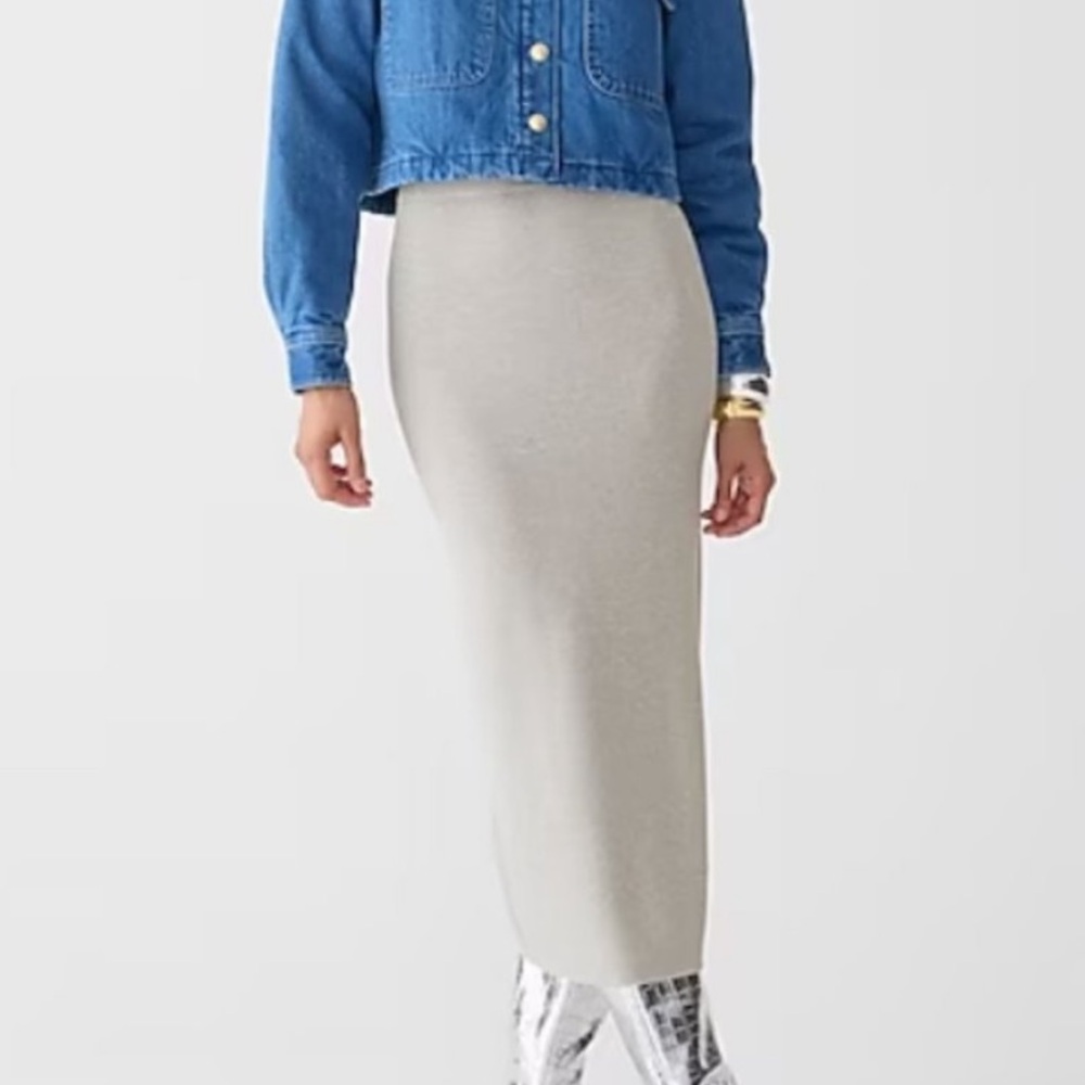 SOLD J. Crew sparkle sweater skirt